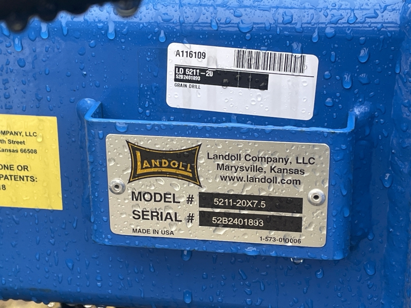 2023 LANDOLL 5211-20 GRAIN DRILL