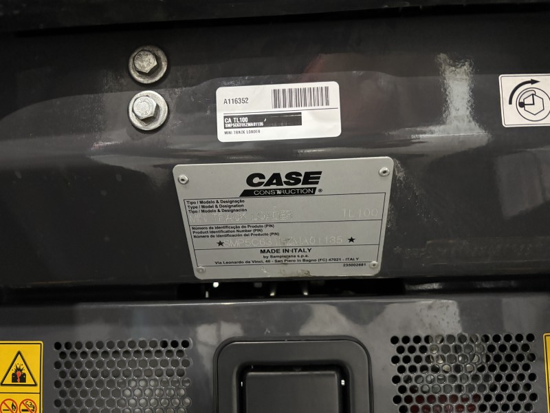 2026 CASE TL100 MINI TRACK LOADER