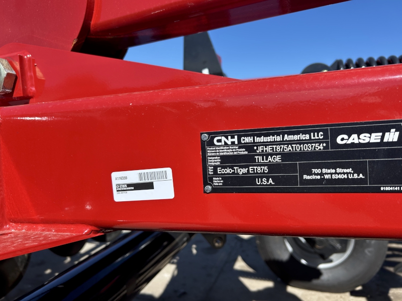 2026 CASE IH ECOLO TIGER 875 14 FOOT DISC RIPPER