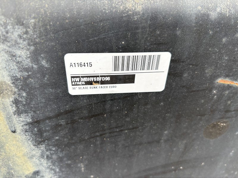 HORST WELDING MBHVSBFD96 SILAGE BUNK FACER