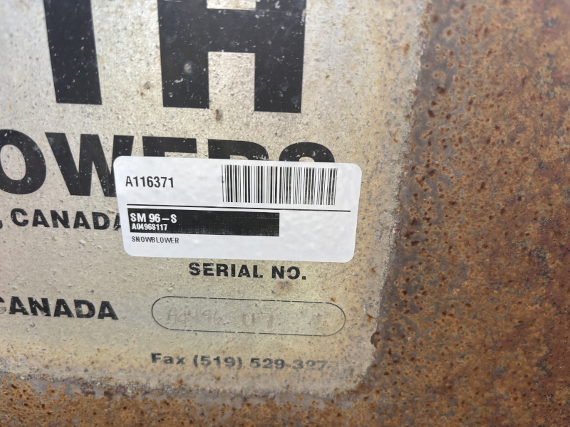 2004 SMYTH WELDING 96-S SNOWBLOWER