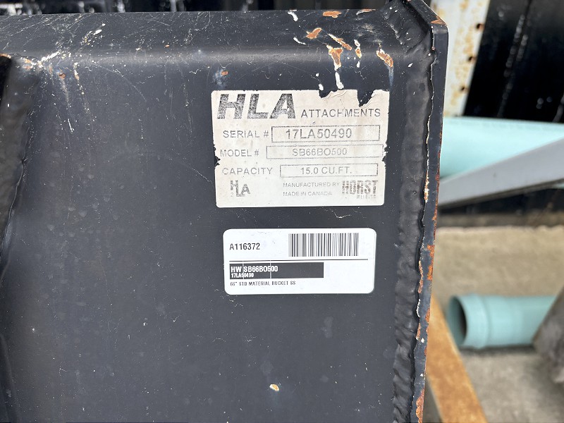 2017 HORST STANDARD SKID STEER BUCKET