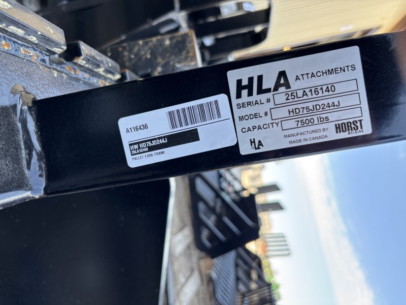 2025 HORST WELDING HD75JD244J PALLET FORK