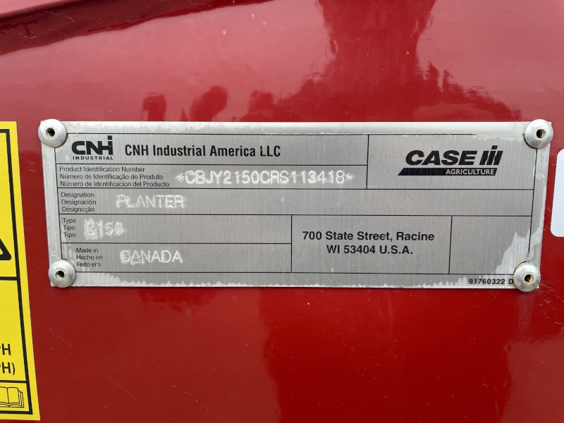 2025 CASE IH EARLY RISER 2150 24 ROW PLANTER