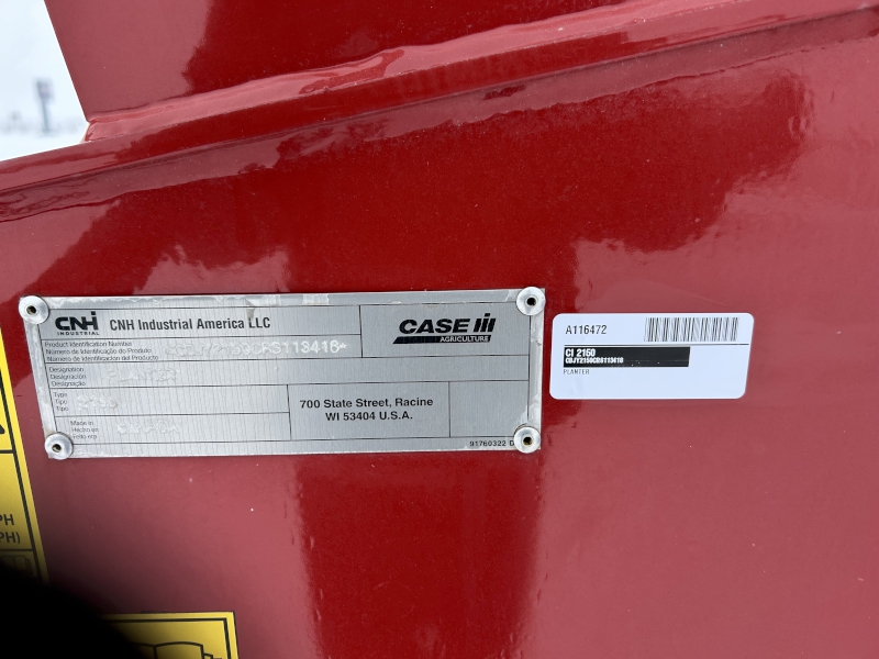 2026 CASE IH EARLY RISER 2150 24 ROW PLANTER