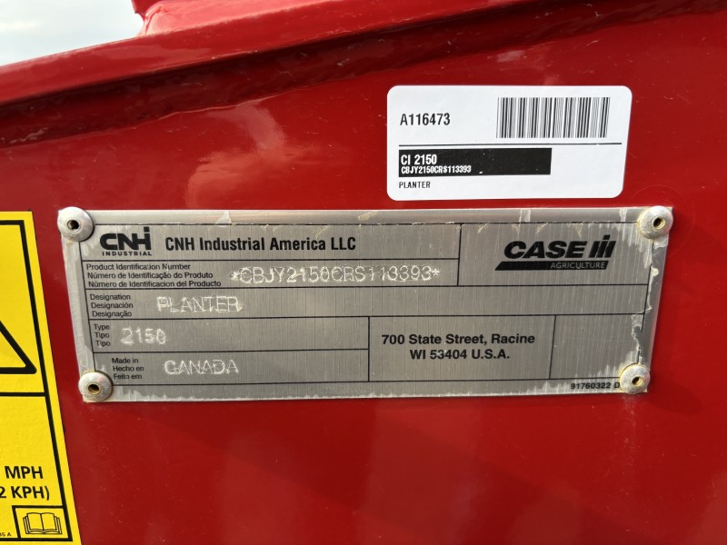 2025 CASE IH EARLY RISER 2150 30 ROW PLANTER