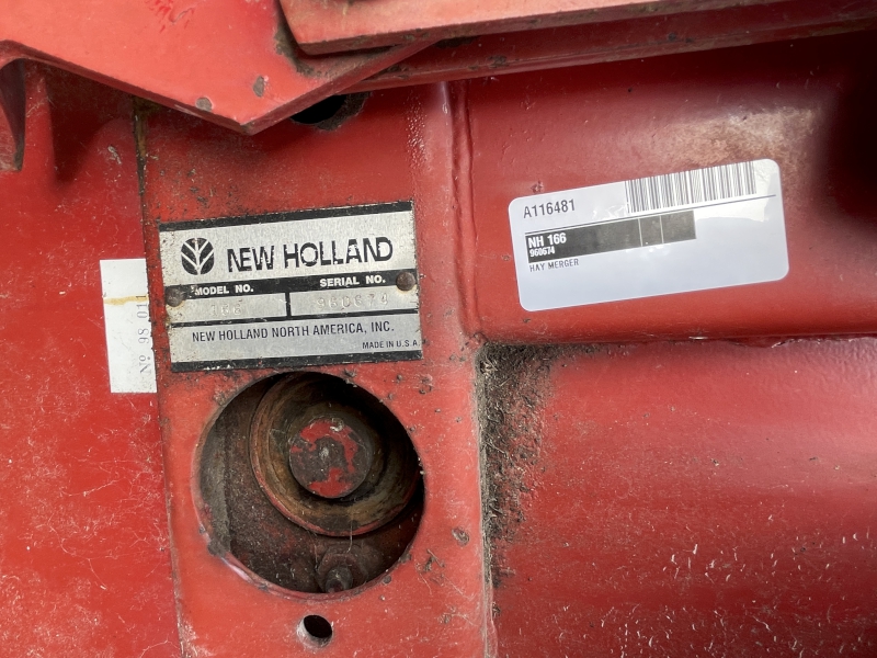 1997 NEW HOLLAND 166 HAY MERGER/INVERTER