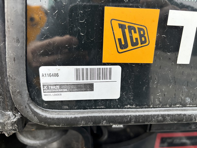2026 JCB TM420 AGRI ARTICULATED TELESCOPIC WHEEL LOADER