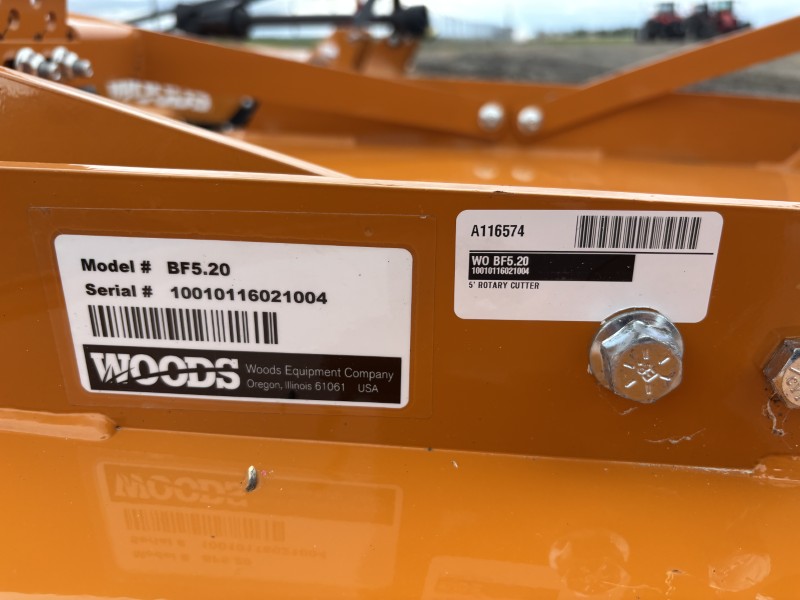 2026 WOODS BF5.20 BRUSHFIGHTER ROTARY CUTTER