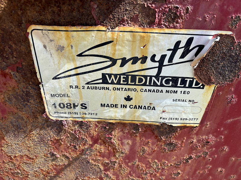 2010 SMYTH WELDING 108HS SNOWBLOWER
