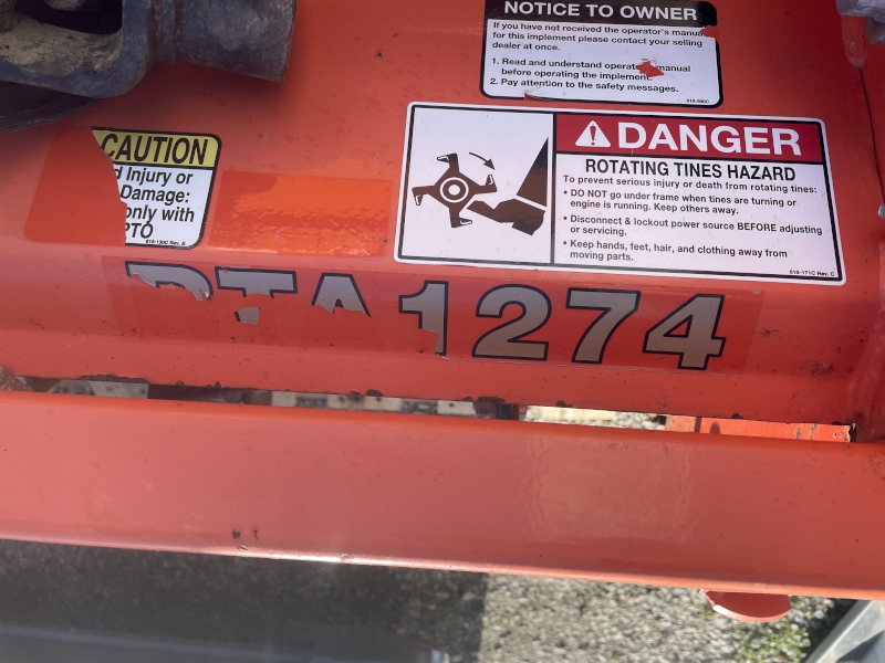 2021 LAND PRIDE RTA1274 ROTARY TILLER