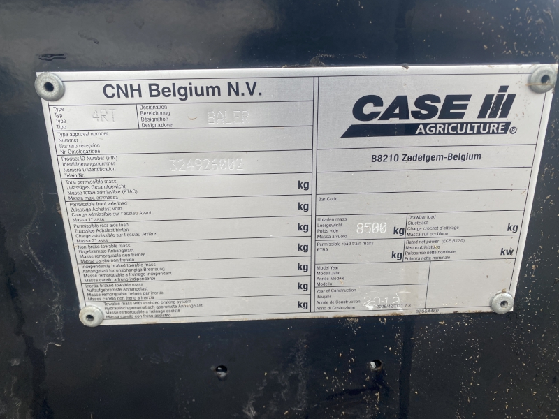 2012 CASE IH LB333 BIG SQUARE BALER