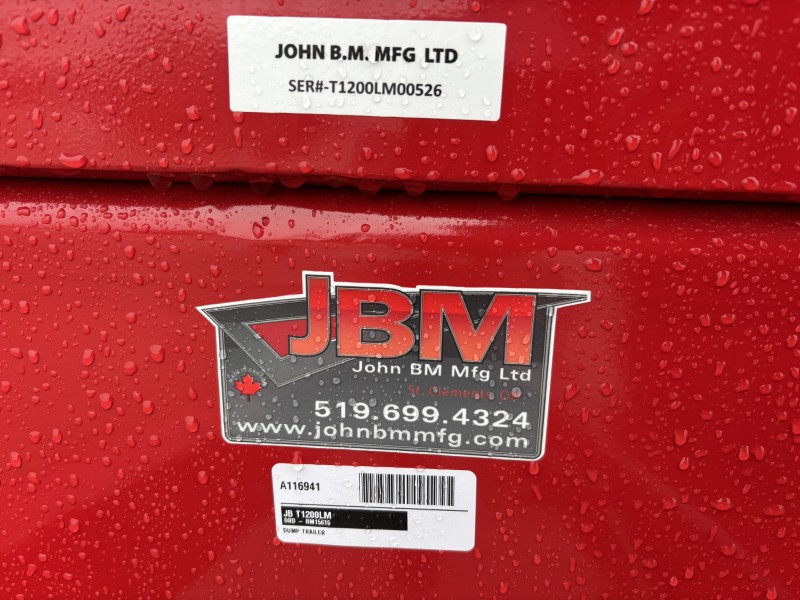 2026 JBM T1200LM LOAD MASTER DUMP TRAILER