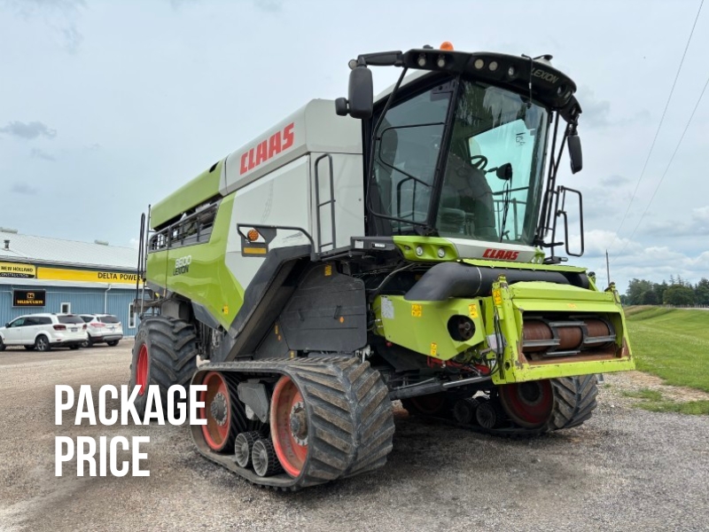 2021 CLAAS 8600TT LEXION COMBINE PACKAGE WITH CORN AND DRAPER HEAD