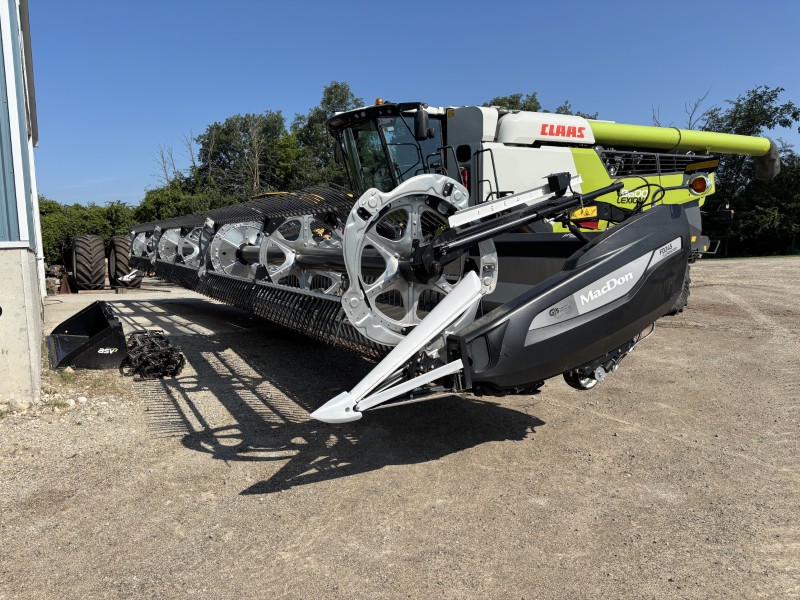 2021 CLAAS 8600TT LEXION COMBINE PACKAGE WITH CORN AND DRAPER HEAD