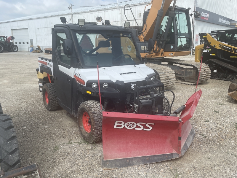 2022 BOBCAT UV34 UTILITY VEHICLE PACKAGE WITH BOSS SNOWBLADE AND SALTER