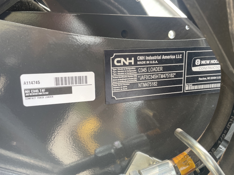 2026 NEW HOLLAND C345 COMPACT TRACK LOADER