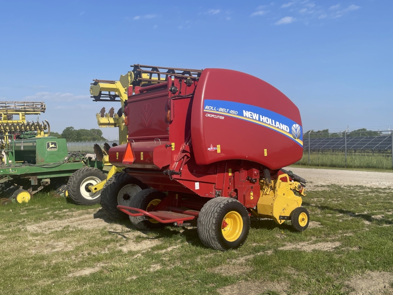 2016 NEW HOLLAND ROLLBELT 450 (RB450) ROTO-CUT ROUND BALER
