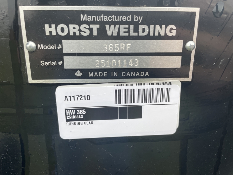 2025 HORST 365 RUNNING GEAR