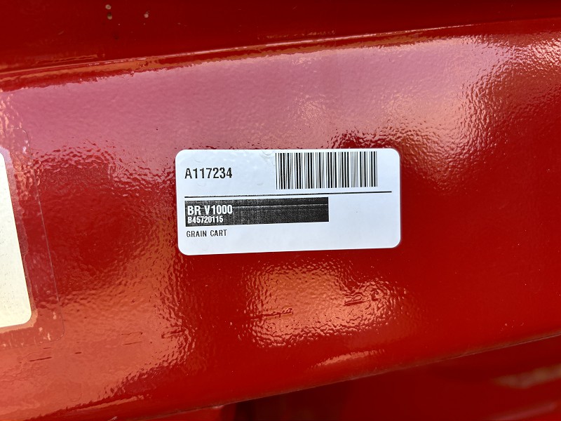 2026 BRENT V1000 GRAIN CART (RED)