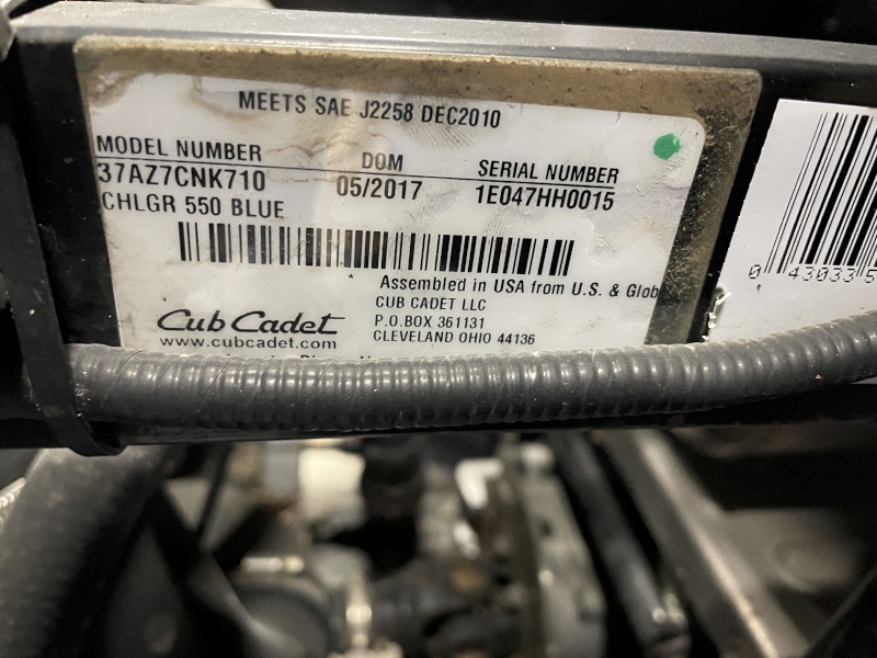 Side-by-Side/Utility Vehicle  2017 CUB CADET CHALLANGER 550 UTILITY VEHICLE Photo