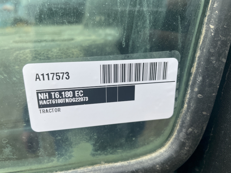 2023 NEW HOLLAND T6.180 T4B TRACTOR