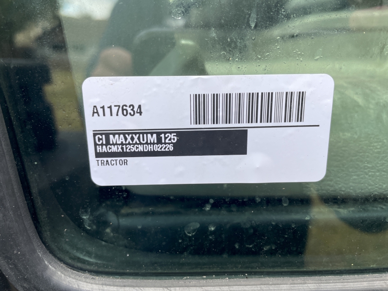 2022 CASE IH MAXXUM 125 TRACTOR