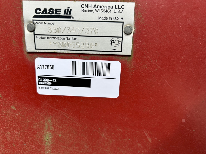 2012 CASE IH 330-42 VERTICAL TILLAGE