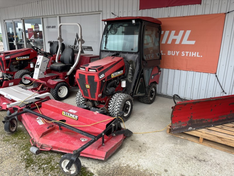 2018 STEINER 450 COMPACT ARTICULATING TRACTOR PACKAGE WITH MULTIPLE ATTACHMENTS