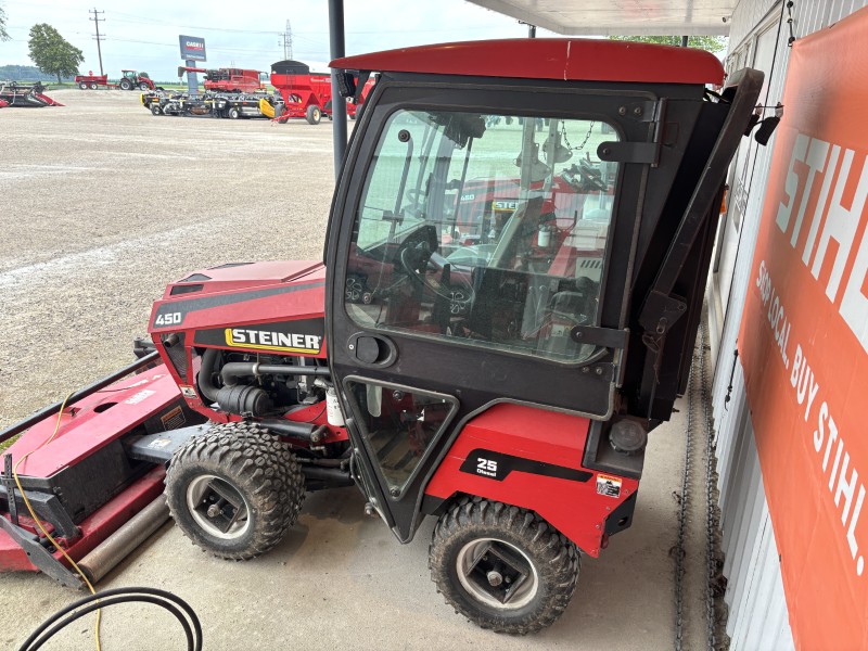 2018 STEINER 450 COMPACT ARTICULATING TRACTOR PACKAGE WITH MULTIPLE ATTACHMENTS