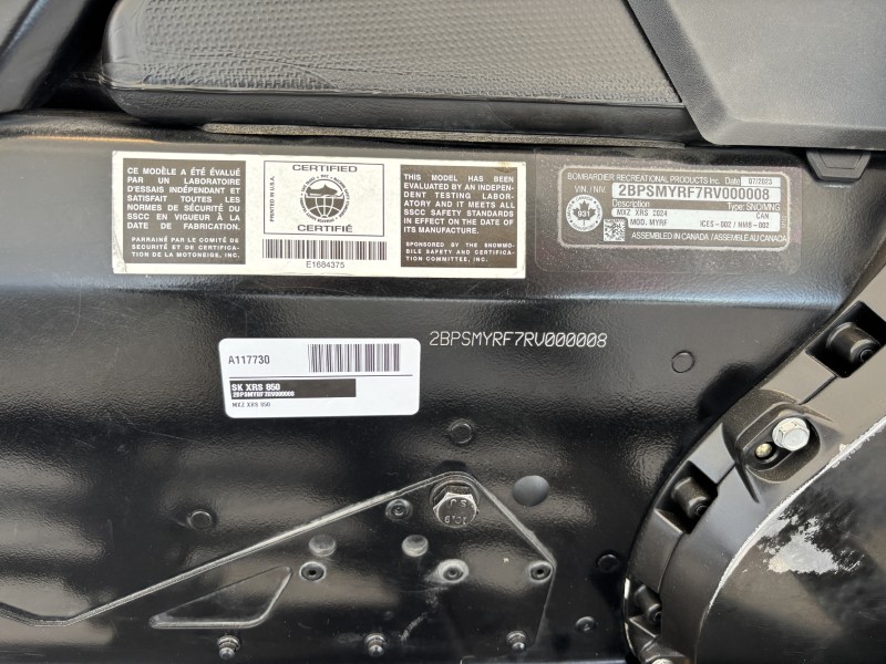 Snowmobiles  2024 SKI-DOO MXZ X-RS 850 E-TEC SNOWMOBILE Photo