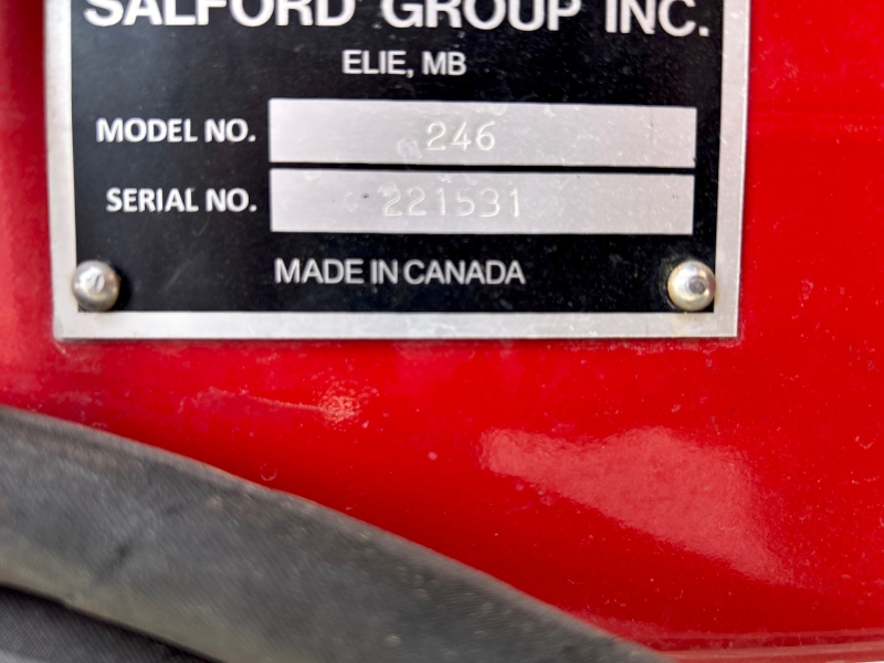 2022 SALFORD VALMAR 246 AIR BOOM DRY FERTILIZER APPLICATOR