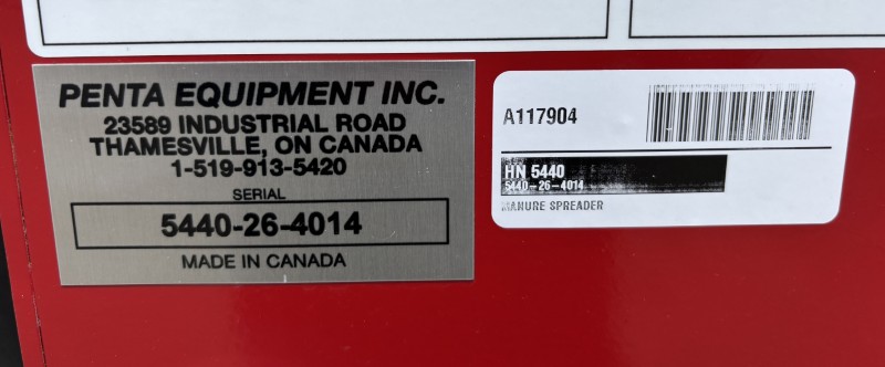 2026 HAGEDORN 5440 MANURE SPREADER