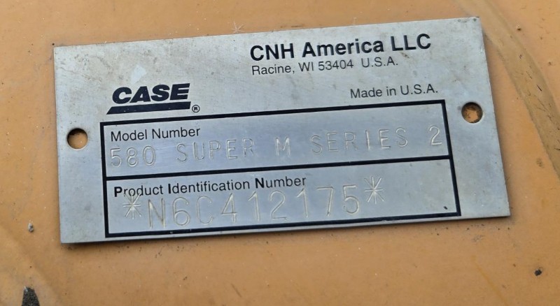 2006 CASE 580SM II (SUPER M SERIES 2) TRACTOR LOADER BACKHOE