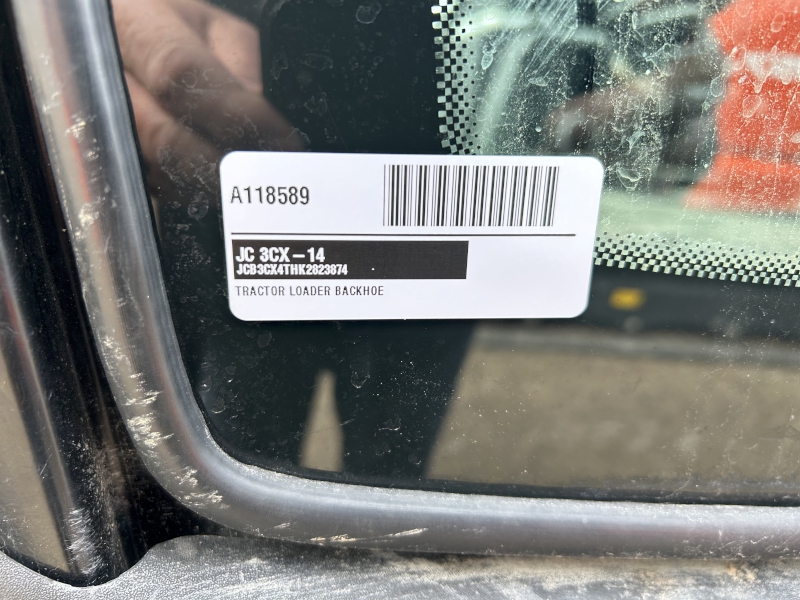 2019 JCB 3CX-14 TRACTOR LOADER BACKHOE