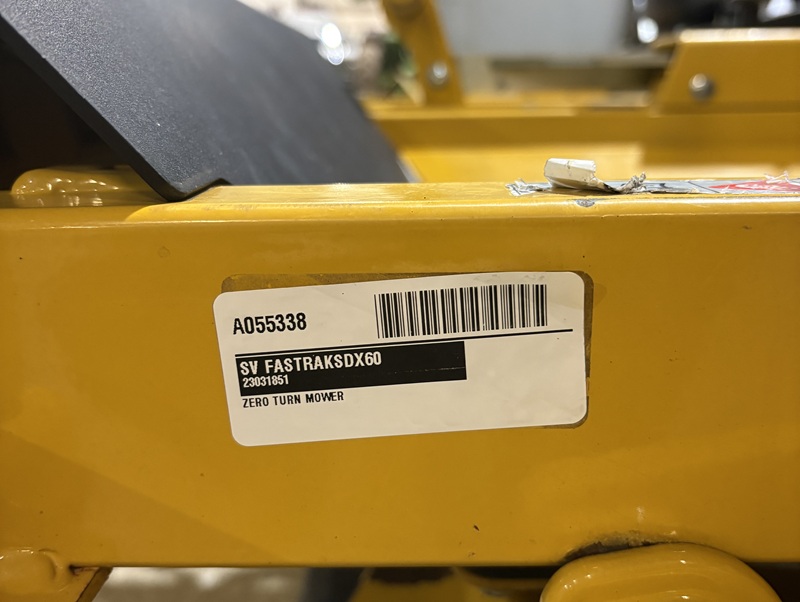 2023 HUSTLER FASTRAK SDX 60 INCH ZERO TURN MOWER