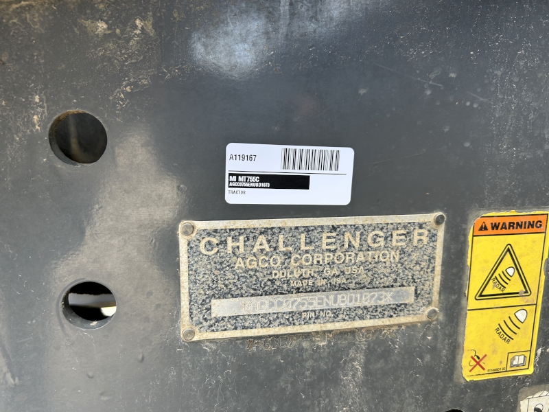 2009 CHALLENGER MT755C TRACTOR