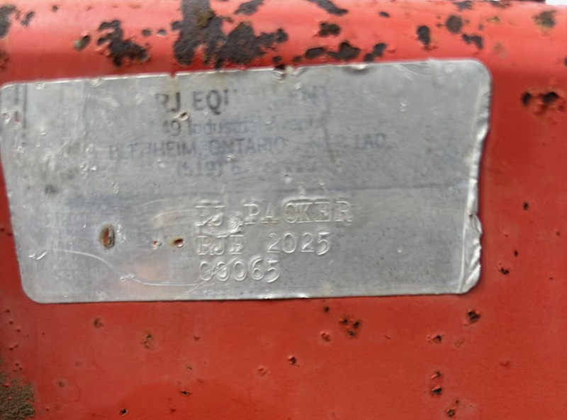 RJ EQUIPMENT RJF2025 CROWFOOT PACKER