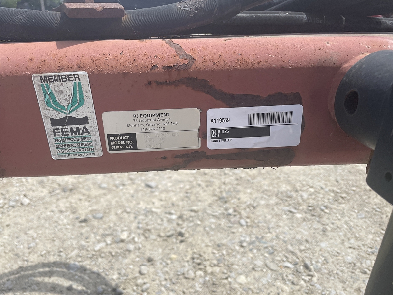 2013 RJ EQUIPMENT RJL25 LAND LEVELER