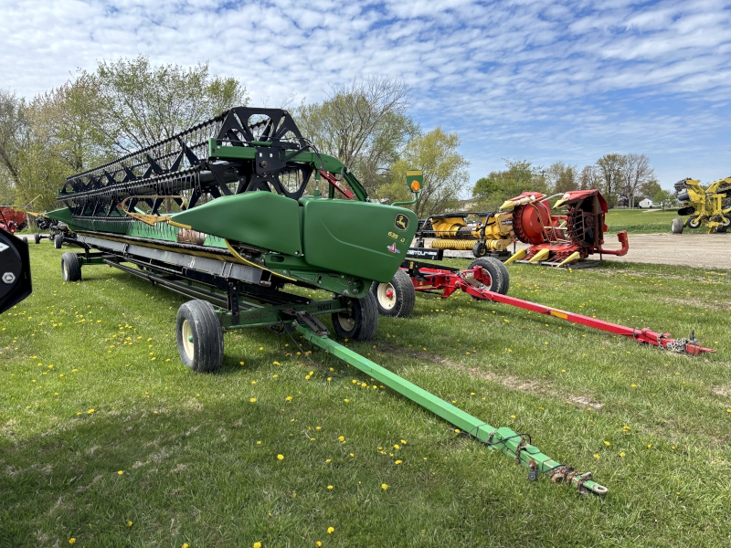 2015 JOHN DEERE 635FD FLEX DRAPER AND HEADER CART PACKAGE