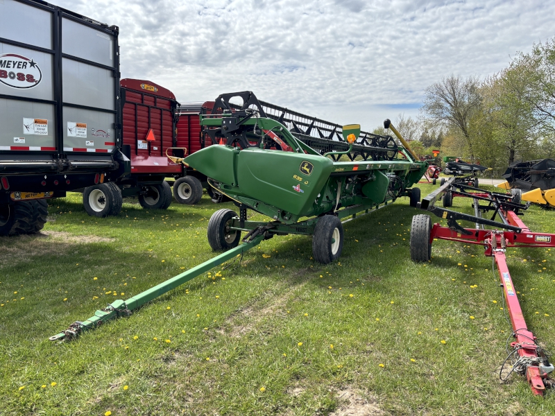 2015 JOHN DEERE 635FD FLEX DRAPER AND HEADER CART PACKAGE