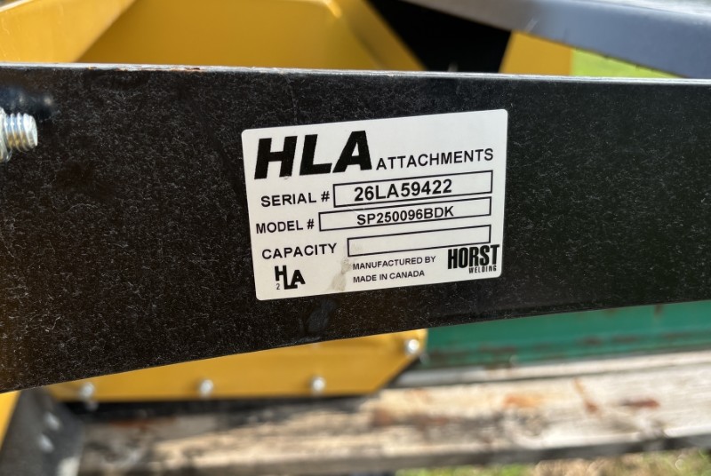 2026 HLA SNOW (HORST) SP2500S96LF SNOW PUSHER