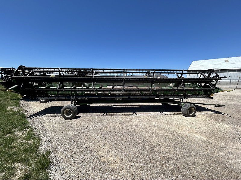 2008 JOHN DEERE 630F HYDRAFLEX FLEX HEAD PACKAGE WITH HEADER CART