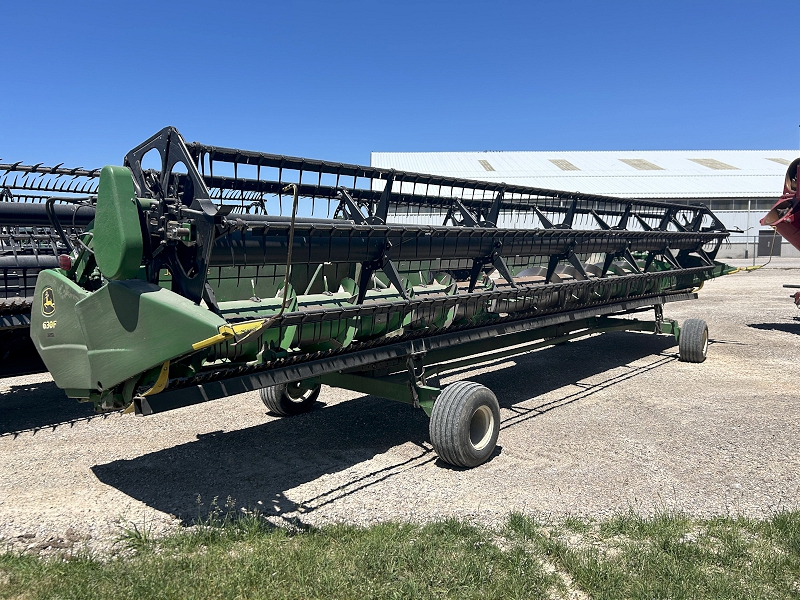 2008 JOHN DEERE 630F HYDRAFLEX FLEX HEAD PACKAGE WITH HEADER CART