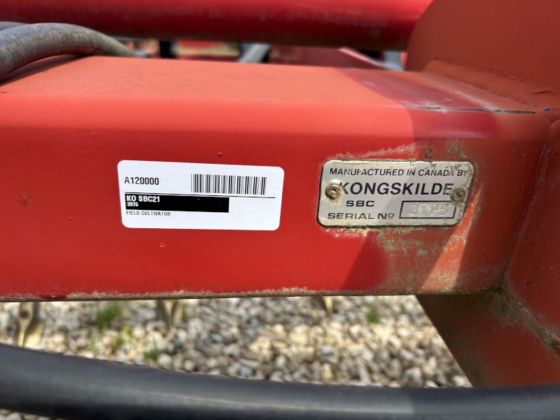 2000 KONGSKILDE SBC S-TINE FIELD CULTIVATOR