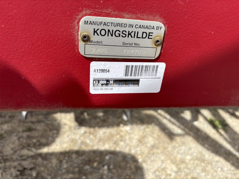 1997 KONGSKILDE 3800-36 FIELD CULTIVATOR