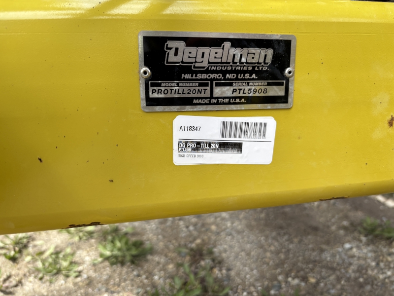 2023 DEGELMAN PRO-TILL 20N NARROW TRANSPORT HIGH SPEED DISC