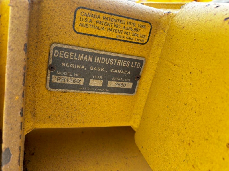 DEGELMAN RR1500 ROCK RAKE