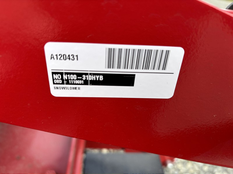 2026 NORMAND N100-310HYB HYBRID SERIES SNOWBLOWER