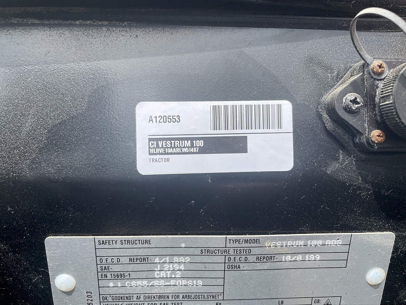 2024 CASE IH VESTRUM 100 TRACTOR